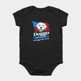 Doggo For President Baby Bodysuit